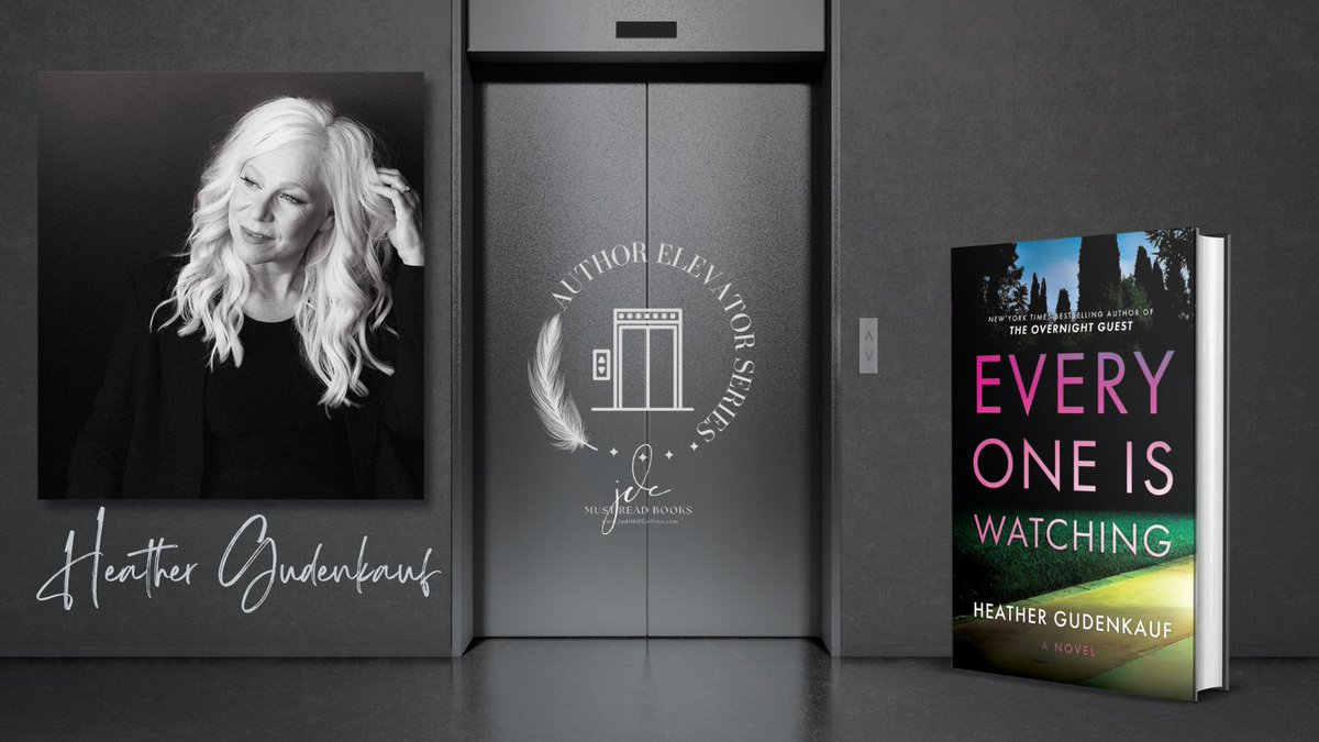 Exceptional Authors. Standout Books. Elevator Talk! #AuthorElevatorSeries Join us as @hgudenkauf shares some fun behind-the-scenes exclusives from #EveryOneIsWatching (out today!) and this award-winning author! bit.ly/QAHeatherGuden…