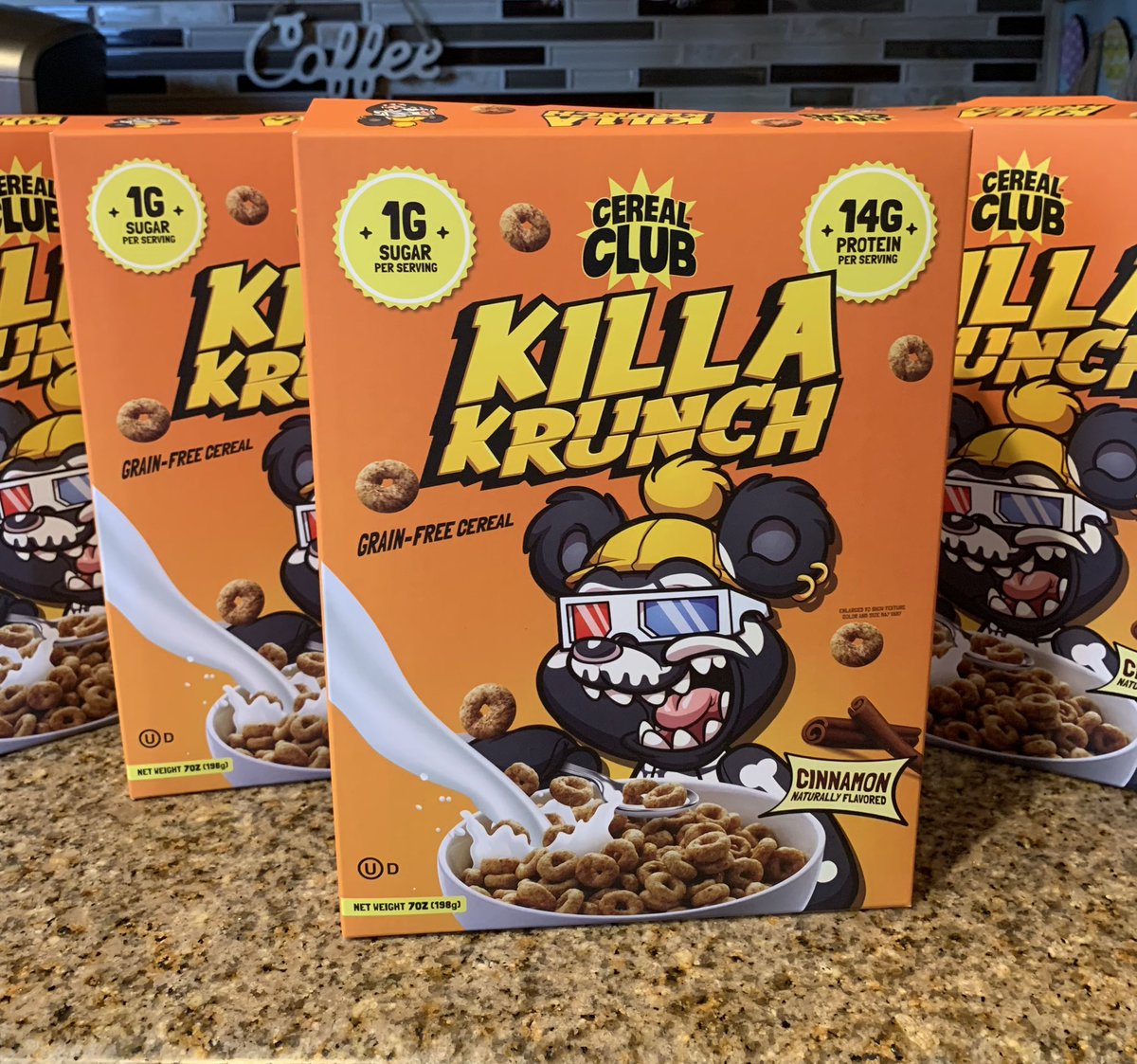 Mornings never tasted this good! Another reason why I’m so bullish on the Killa team and community, non stop deliverables! Will I get lucky and pull a golden ticket? 🔪🧸 #WeLikeTheBears