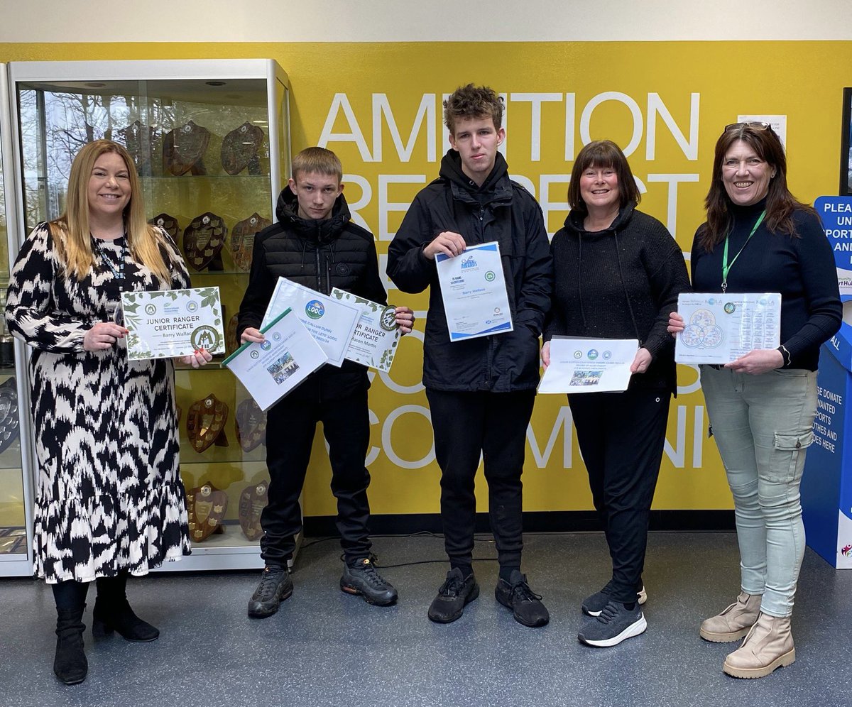 Our S4 Skills Academy pupils picked up a number of awards this week. 
All pupils involved achieved; Junior Countryside Rangers Awards, John Muir Award
RSPB Wild Challenge Bronze Award,
The Saltire Award &amp; Let’s LOOC Taking Part Award. 
<a href="/Ayr_Academy2016/">Ayr Academy</a> <a href="/LetsLooc/">Let's LOOC</a> #widerachievement