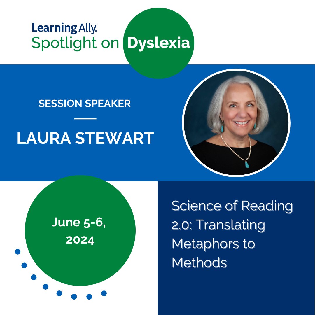 So excited to be speaking at the <a href="/Learning_Ally/">Learning Ally</a> Spotlight on Dyslexia virtual conference!  It's going to be a great conference with some terrific sessions.  Register now: bit.ly/SPOD24     #dyslexia #SPOD24