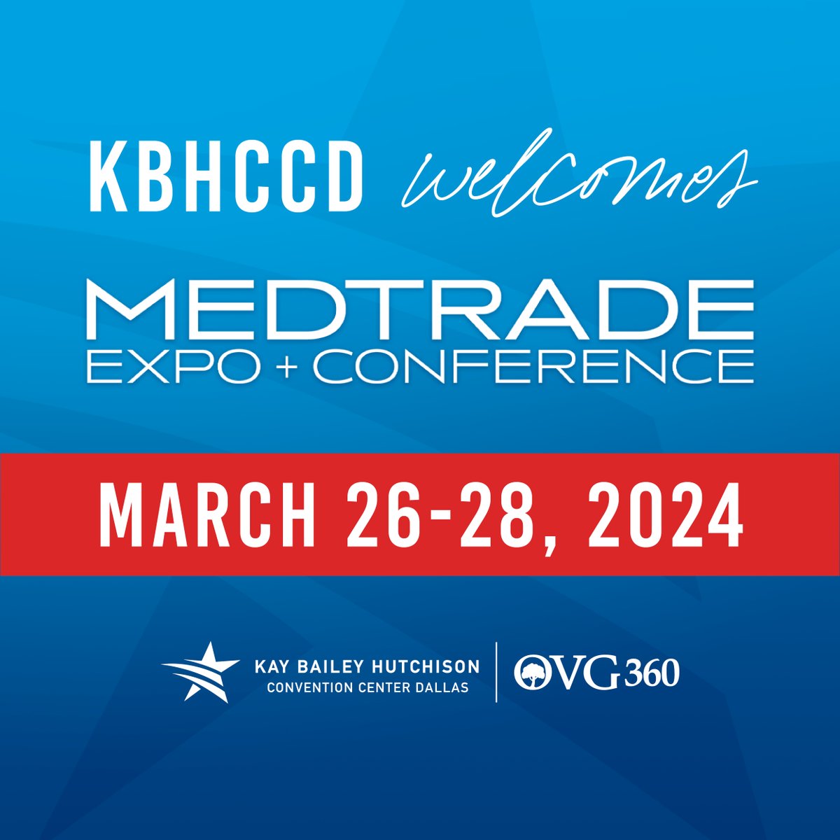We’re excited to welcome the nation’s largest home medical equipment trade show and conference to #KBHCCD – @MedtradeConnect! Here's to an exciting few days of learning and connecting in the heart of Dallas! #Medtrade2024 | Concessions Menu: bit.ly/Medtrade2024Me…