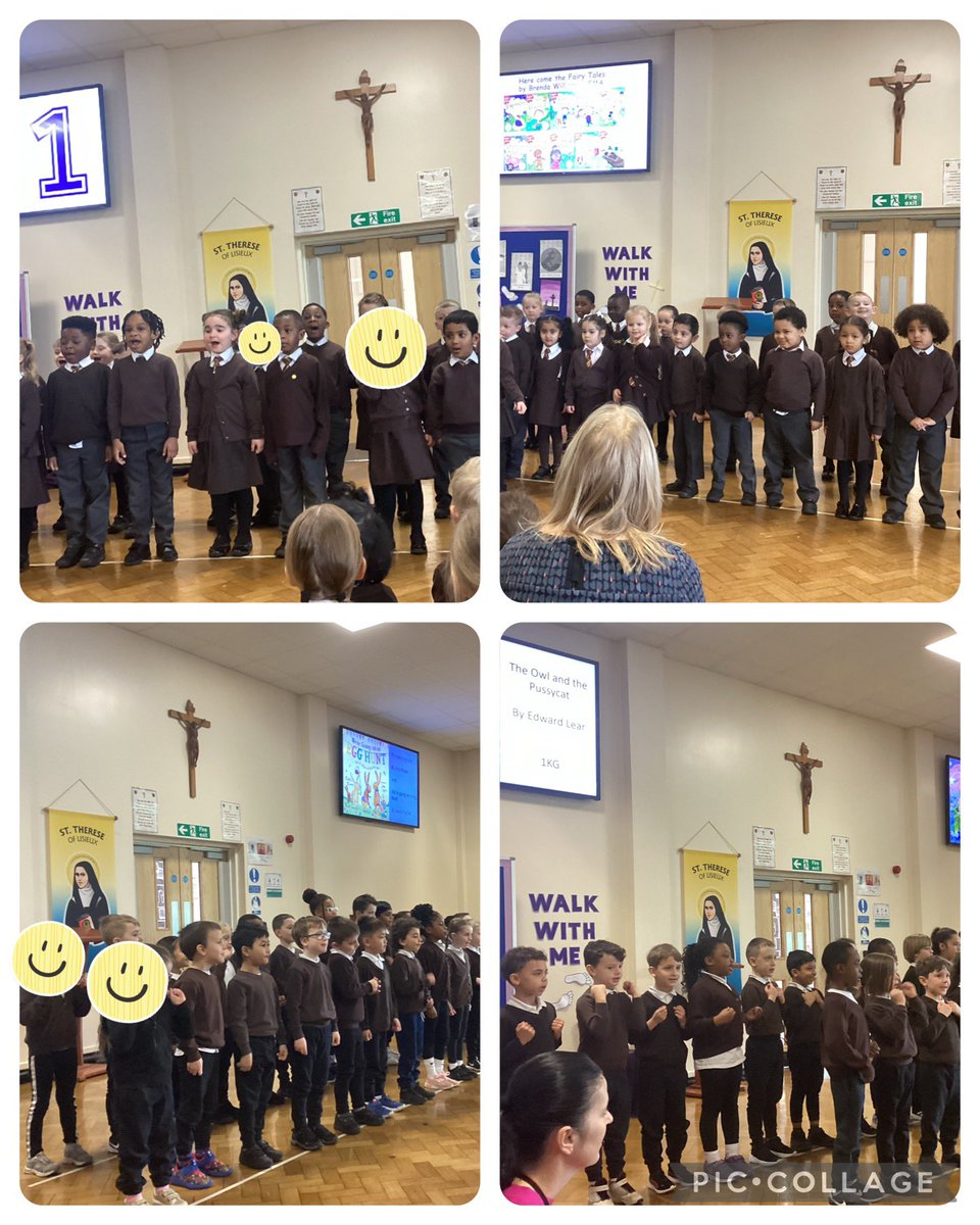 We were very proud of the children in Foundation who performed their poems so beautifully this morning.