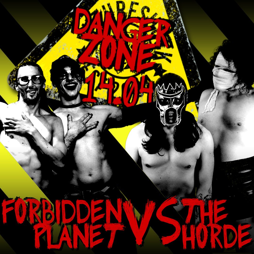 Gorgon & Solomon... They call themselves The Horde. Together they cost Forbidden Planet a shot at the FutureShock Tag Team Championship. On 14th April Aiton Steen & Starkiller will have a chance at payback. Tickets: skiddle.com/e/38040487