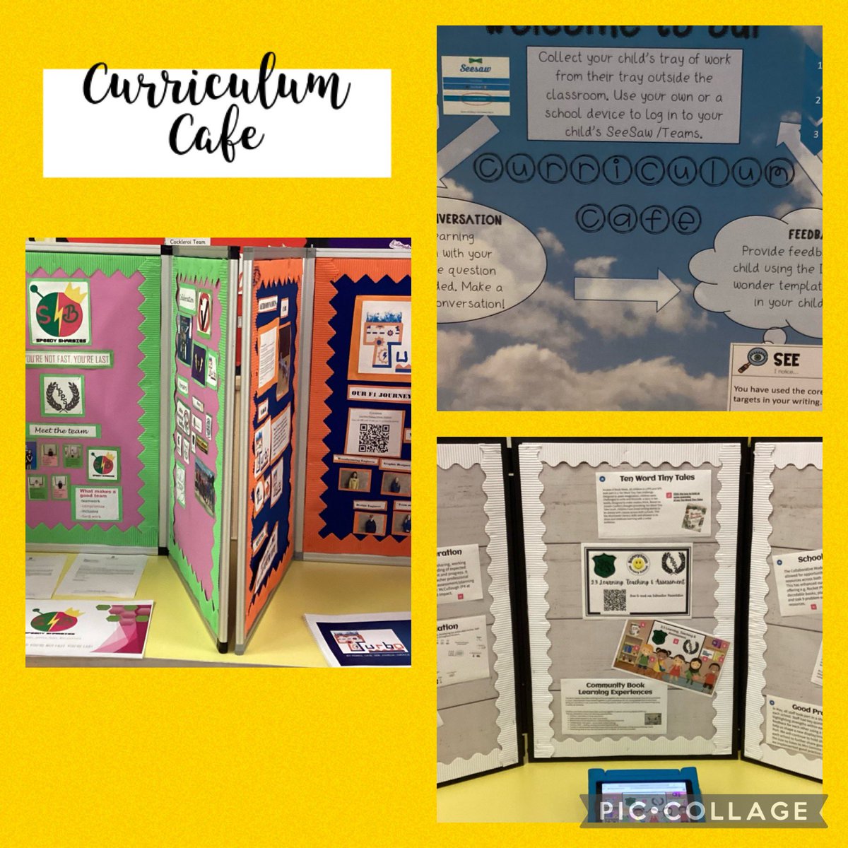 Come and visit our Curriculum Café during our parent consultations tonight and tomorrow. Lots of information on our Quality Improvement journey across our Collaborative model with @SpringfieldBonn #collaborativemodel #curriculum