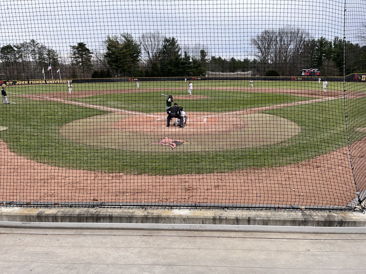 Stop number two of the day. Empire 8 match up between St John Fisher College and Sage.