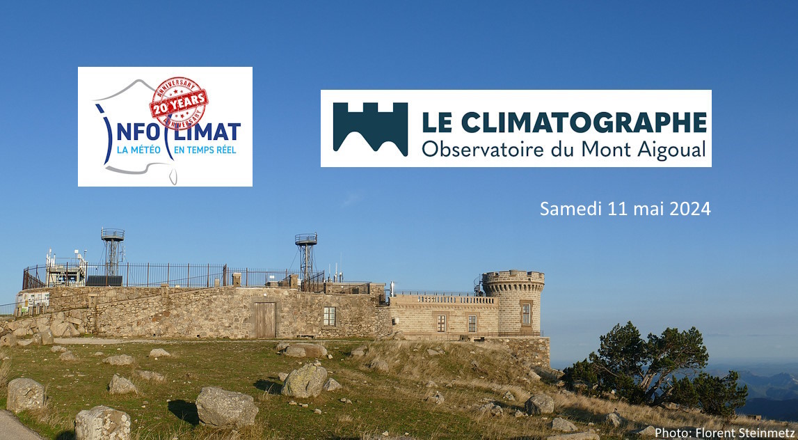 infoclimat's tweet photo. En oct. 2023, notre asso fêtait ses 20 ans. 
A l'occasion de notre AG organisée au Mt Aigoual, nous vous invitons à 3 conférences s/ le risque inondations, l'impact du changement climatique s/ la production agricole @SergeZaka ainsi qu'1 voyage en Terre Adélie @CFR @GaetanHeymes https://t.co/B9s8khAKoM