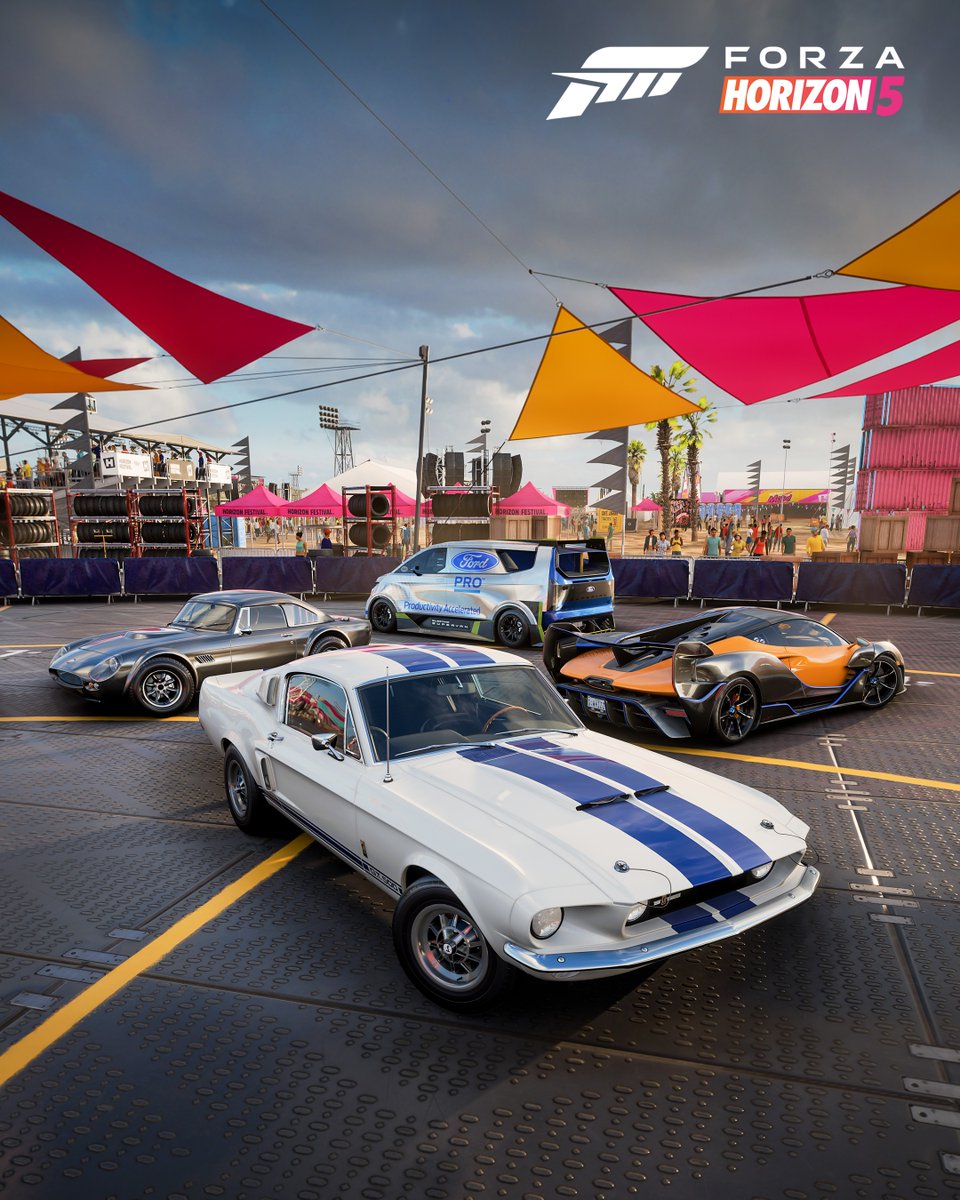 Don't slow down. The Acceleration Car Pack is now available: aka.ms/FH5Acceleratio… Features: The Ginetta G10 RM The 1967 Shelby GT 500 The McLaren Sabre The Ford Electric Supervan 4