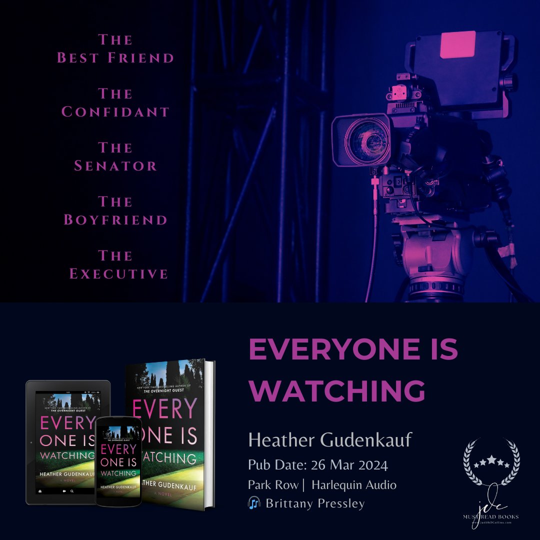 Happy Pub Day! 5 STARS 'EVERYONE IS WATCHING —an exciting high-stakes game— Big Brother meets Survivor—in this edge-of-your-seat-locked suspense thriller! Game on—A $ 10 million prize. Get the popcorn ready!' bit.ly/EveryoneIsWatc… #Bookreview @hgudenkauf @parkrowbooks