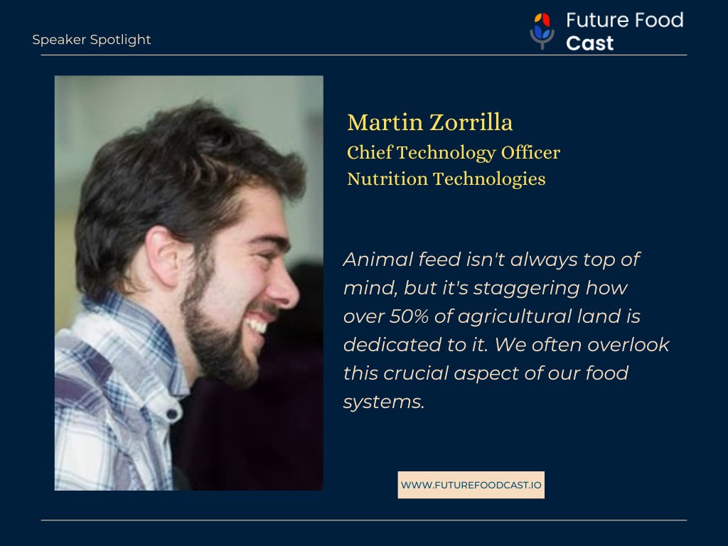 future_foodcast's tweet photo. Our next episode features Martin Zorrilla, CTO of @NutritionTechn1! 

This sustainability leader's insect-based solutions are revolutionizing agriculture. 

Tune in tomorrow for the full interview!

 #sustainableagriculture #podcastguest #futureoffood! https://t.co/0TjAnlHsDJ