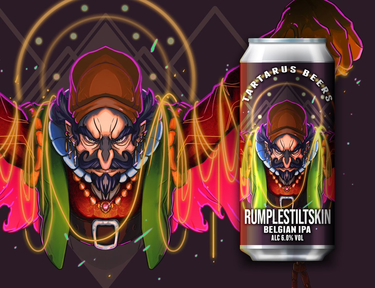 🛞 RUMPELSTILTSKIN 🛞 Belgian IPA 6.0% Brewed with wheat & rye then fermented with Belgian yeast for a classic Belgian base beer. Dry hopped with Citra & Eclipse for flavours or citrus, white grape & tropical fruits. Online now!