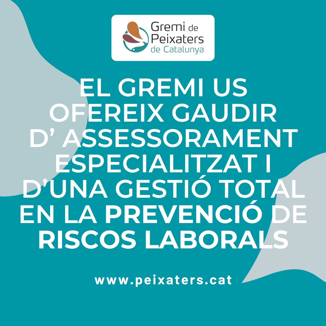 gremipeixaters's tweet image. 📌 PREVENCIÓ DE RISCOS LABORALS
El Gremi ha formalitzat un acord amb l'empresa Gefapreven. 
gremipeixaters.cat/prevencio-de-r…

#prevencióriscoslaborals #riscoslaborals #sompeixaters #gremipeixaters
