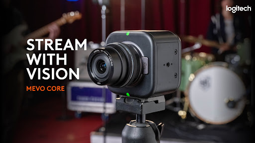 Built for streaming, here’s the deets for Mevo Core: ☑️ 4/3 CMOS Sensor for 4K30p ☑️ Micro Four Thirds interchangeable lens system ☑️ Wireless control with the Mevo Multicam app ☑️ Six hours of battery life Learn more on Mevo.com #Logitech #Streaming