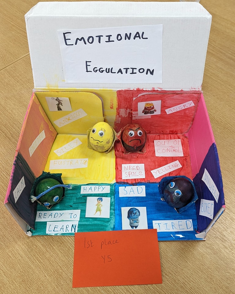 You know the trauma informed approach is embedded when this is one of the entries in the Easter Decorate and Egg competition 🐣❤️ @A_mcgeeney @Alijayne1970 @anson_kari @BrightLeadChris @chrisdysonHT @EdRoundtables @NHeadteacher @HappyHead74 @SunbeamPoppins @KindnessCoach_