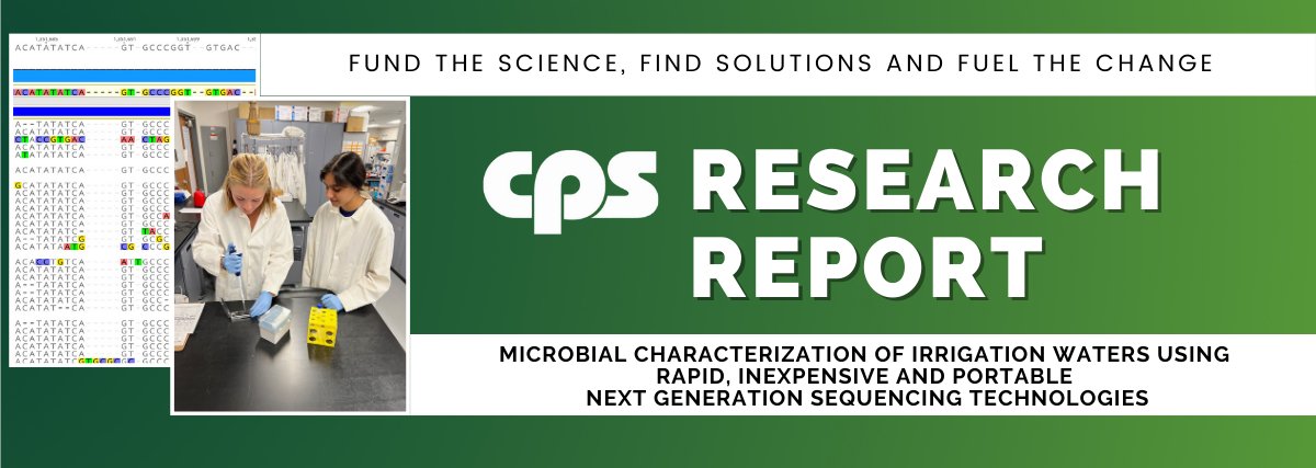 Check out Univ. of Arizona research - Researchers vet
hand-held genome sequencer, with the intent to provide rapid, expensive and portable technologies to detect pathogens in ag water. conta.cc/3TBbZ7R 
#foodsafety #research #freshproduce
