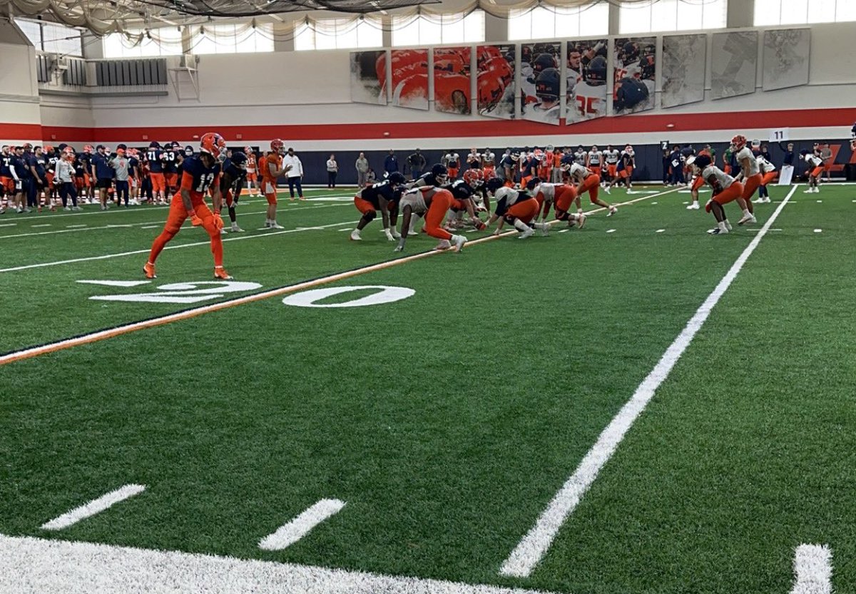 Always a good day when I get to see @tjmcmillen44 and @eddietuerk78! Huge thanks to @Coach_BMiller and @BretBielema for having FIST down to an @IlliniFootball practice! Hopefully see you guys in 4/20 for the spring game!