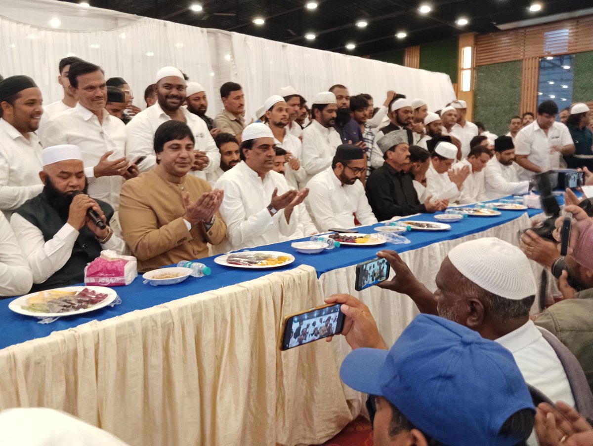 Today IFTAR-PARTY pics in Lakeview Banjara. @DrCRohinReddy @NagenderDanam @revanth_anumula @INCTelangana