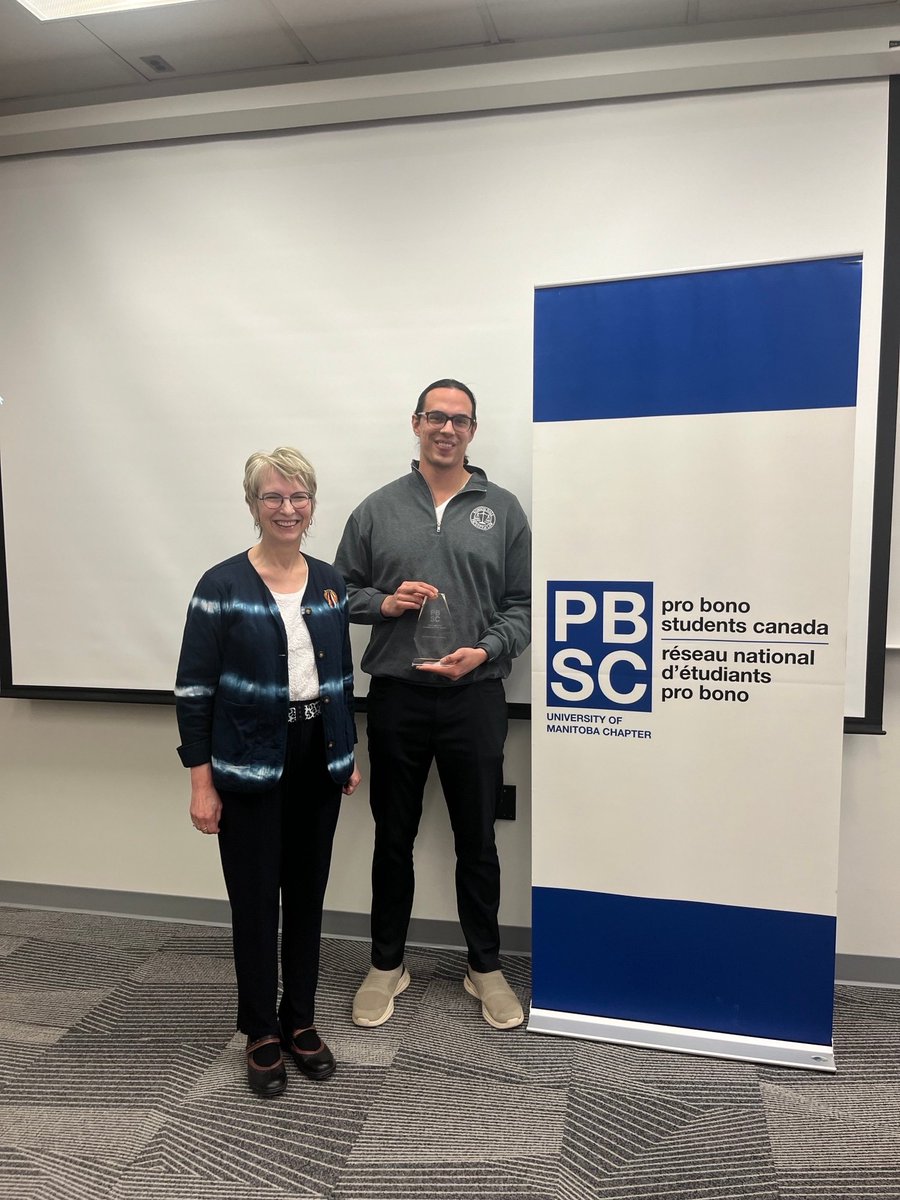 SCO congratulates one of our Youth Chiefs, @JoshGandier for receiving the Chief Justice Richard Wagner Award from Pro Bono Students Canada. Josh led a project in which he developed a resource to make important legal information accessible to people living with disabilities.