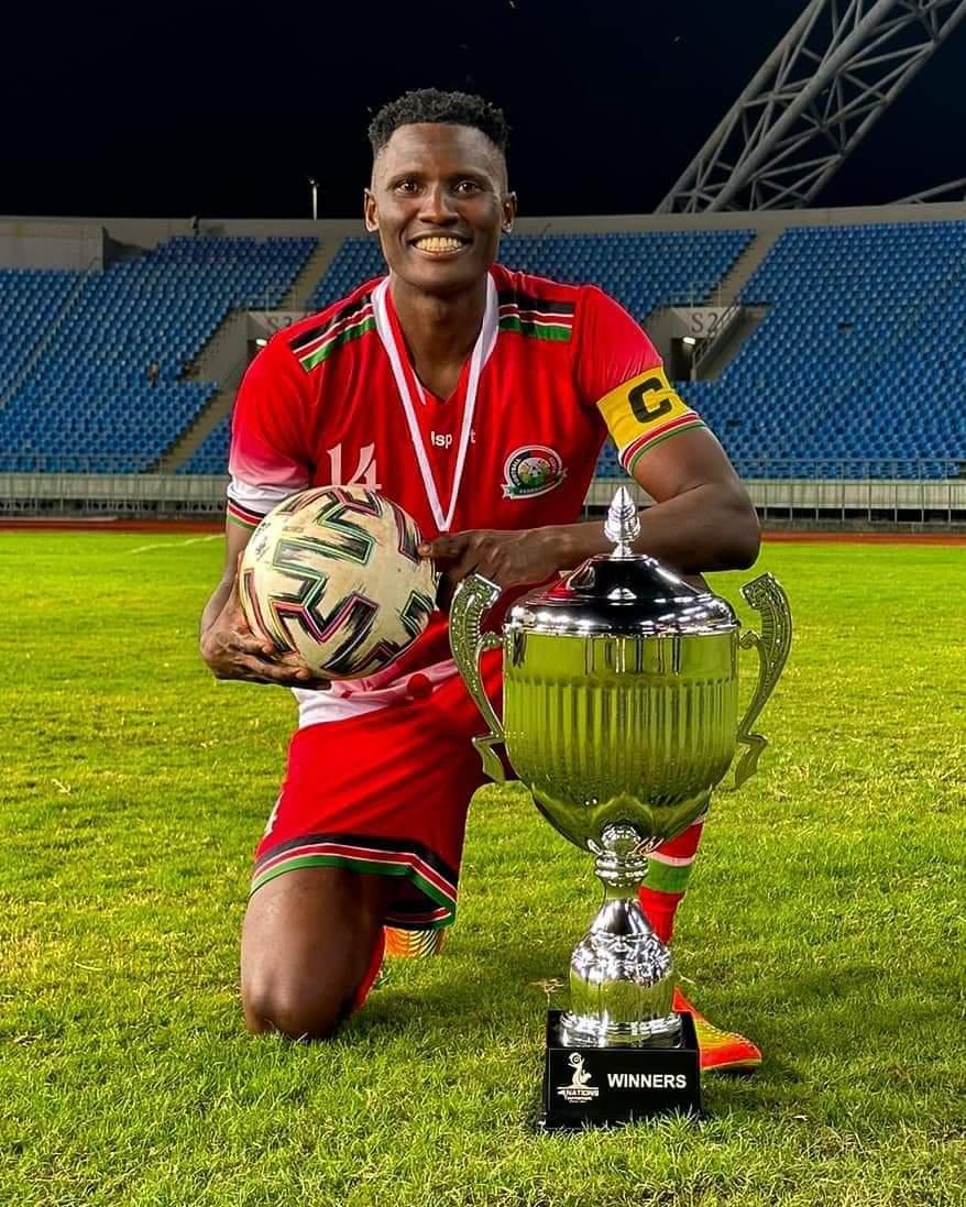 What a Player! Michael OLUNGA needs 6 more goals to become the all time top scorer for Harambee Stars. #RadullKE