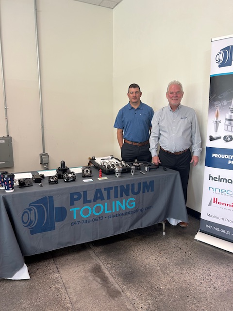 Preben is at the @MCC_CNC #OpenHouse in LA.  He is joined by our @NextGenTool #SalesRep, Rob Aldama. On display are #Heimatec #Citizen tools, #Tecnicrafts #collets and #guidebushings and #QUICK #knurlingtools.
#livetools #statictools #LosAngeles #ManufacturingEvent