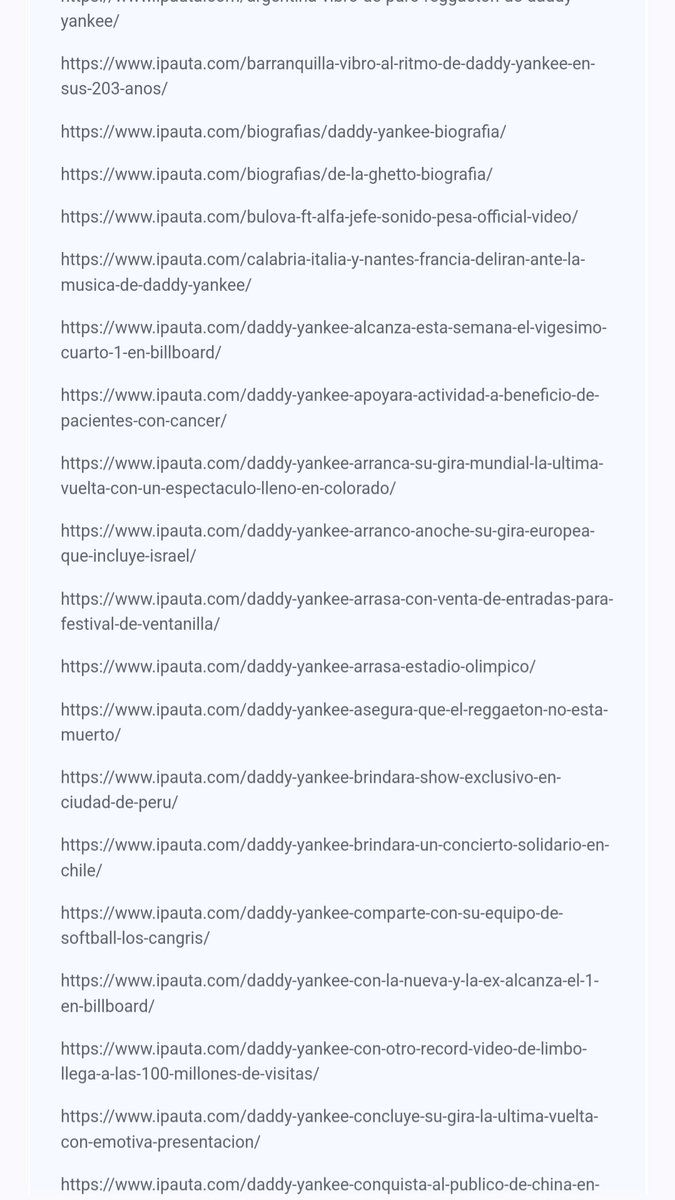 - "Ya no hay nada que reportar en iPauta, que tal si reportamos noticias de Daddy Yankee"

No se diga mas...  🤬🤦‍♀️ <a href="/Google/">Google</a> taking down false complaints 

Al menos apelar funciona y me los regresan al buscador. Pero esto tiene que parar...