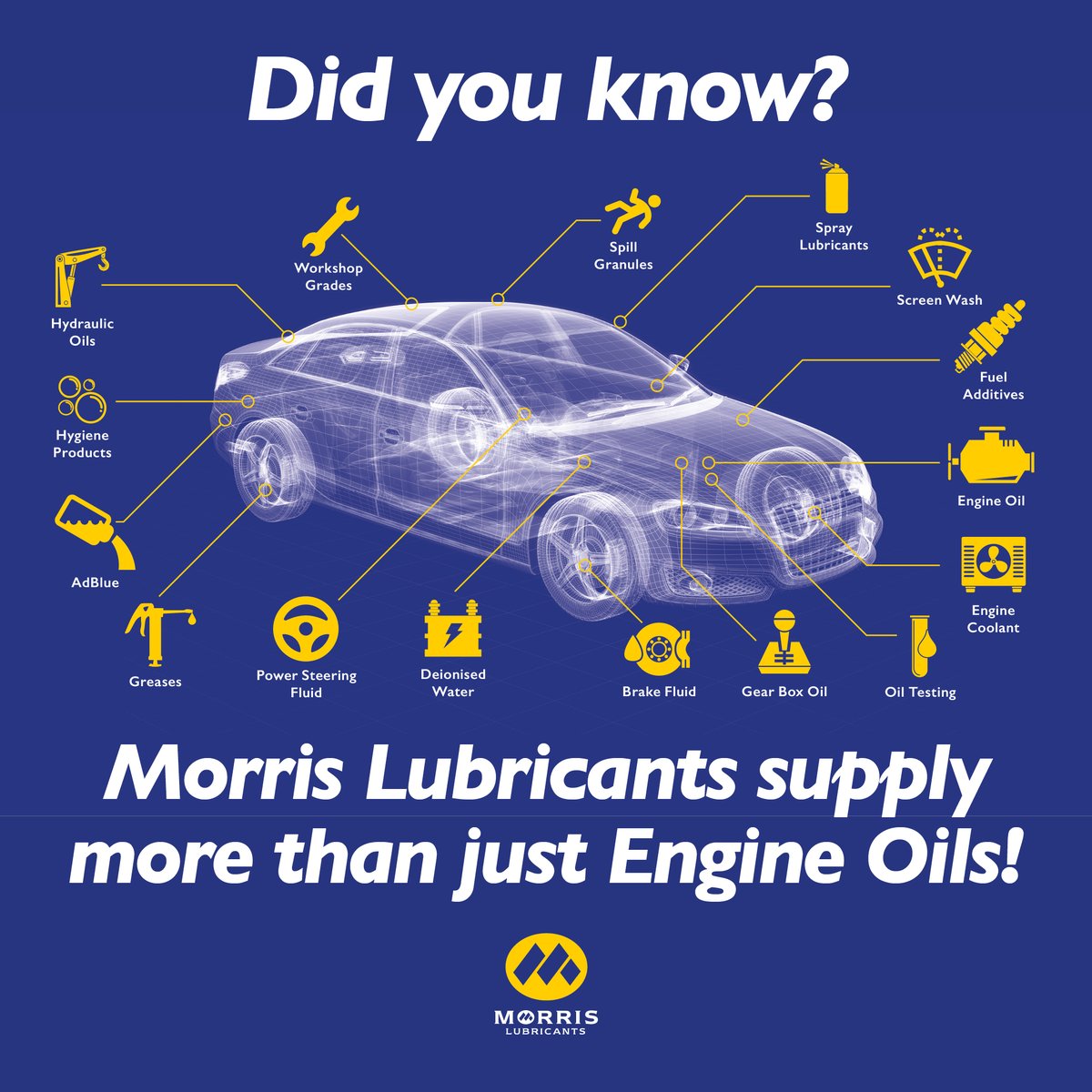 @Morrisoil automotive range of oils help to ensure cars, vans & LCVs stay well maintained & don't let you down when you need them most. Using the correct oils from @Morrisoil can minimise breakdowns, lower emissions, improve MPG & save money. View here: ow.ly/ssmP50QZp0O