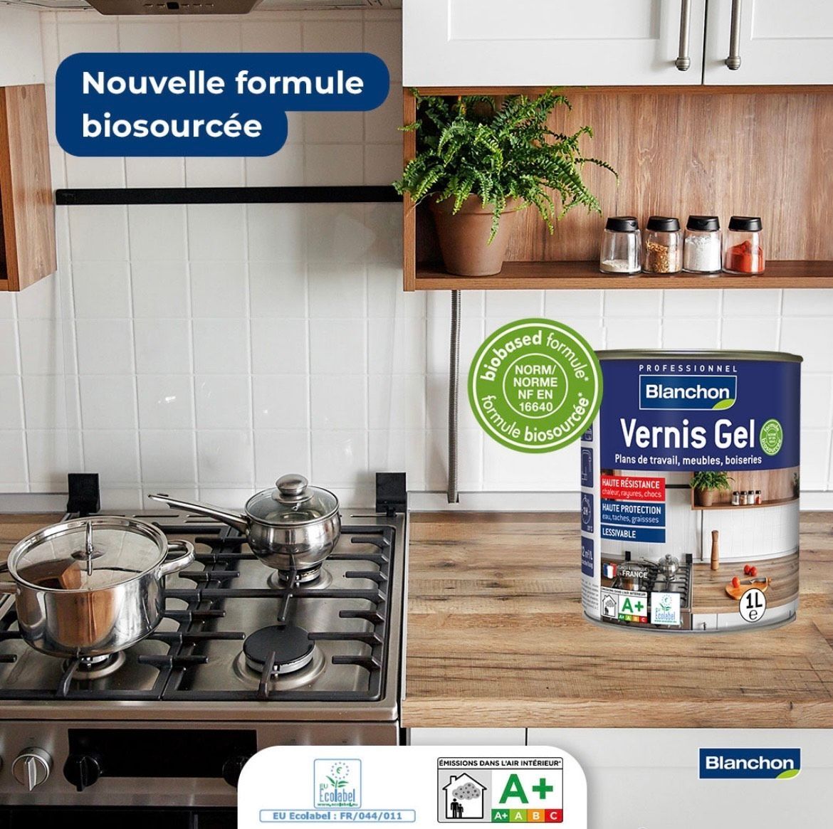 CmesMat_Expert's tweet image. Blanchon élargit sa gamme écoresponsable avec le Vernis Gel biosourcé, respectant la norme NF EN 16640 et l'Ecolabel. 🌱
▶️ buff.ly/4au2AWJ 
Faibles émissions de COV, différentes teintes : une solution écologique pour vos projets.

#Blanchon #Vernis #Biosourcé #Écologie