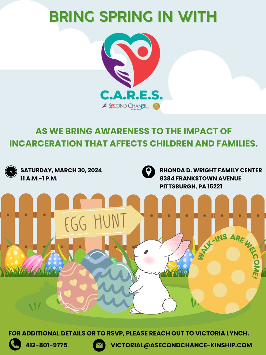 Come and be a part of an incredible event with #ASCI's CARES team on Saturday, March 30, 2024!
.
.
.
.
#families #Pittsburgh #freeevents #youthincare