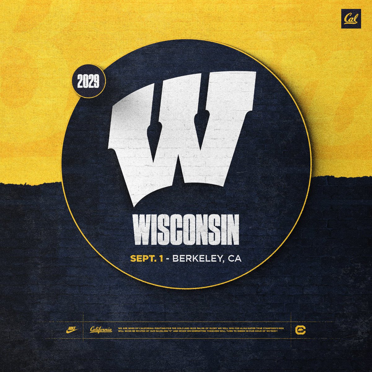 CalFootball's tweet photo. Mark your calendars 📅

Official: Cal &amp; Wisconsin home-and-home series

🔗https://t.co/Fc1lRQGIjY

#GoBears | #ALLIN https://t.co/T4lzT4b2p9