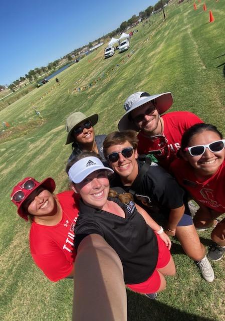 TTUHSC_SHP's tweet photo. Our Master of Athletic Training students stay busy! MAT 1 students Miriam Huerta, Ethan Ramey, Taylor Hubble, Diana Rincon, and Forrest Leiterman all worked a district cross country meet this fall with their preceptors. #NATM2024 #SHPRedRaider https://t.co/yK61s6Rohr