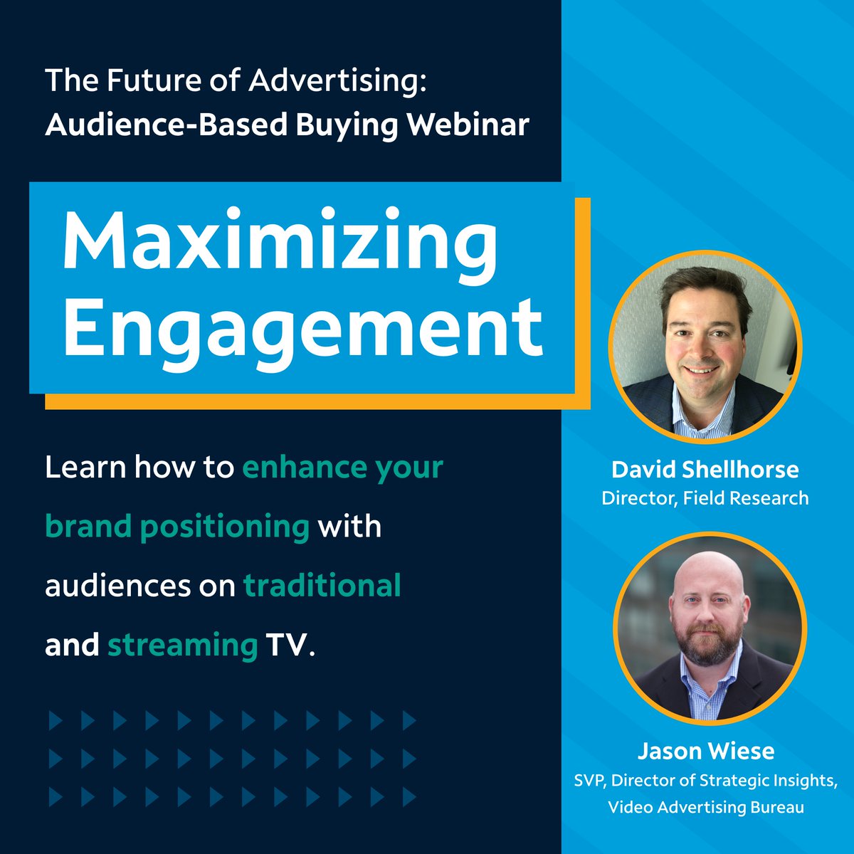 Having your customers watching a mix of streaming and traditional TV can work to your advantage. Check out our exclusive webinar on The Future of Advertising: Audience-Based Buying and learn how engaging your audiences effectively is the key to success. ow.ly/sh0350QQFY6