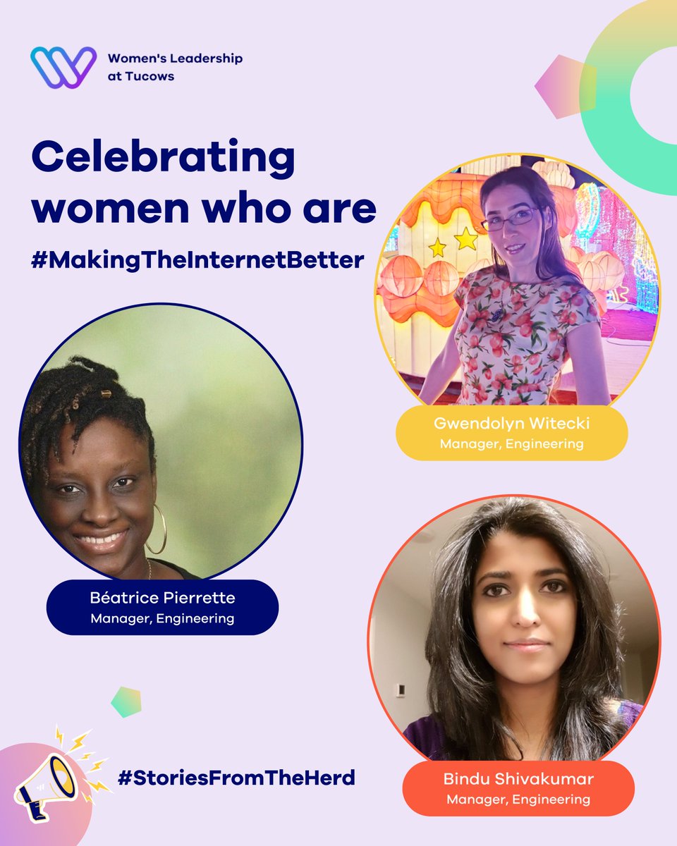 As Women’s History Month comes to a close, we decided to share the stories of three of our inspiring engineers. Read the full blog at storiesfromtheherd.com #StoriesFromTheHerd #WomensHistoryMonth #MakingTheInternetBetter