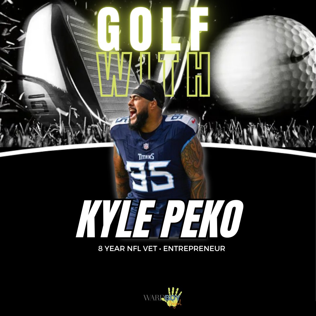 Exciting news! Kyle Peko is joining us at the Wardboy Project's 1st golf tournament! 🏌️ Don't miss the chance to tee off alongside this football legend and support a great cause. Secure your spot today! Click the link in our bio! #wardboyproject #NFL #SuperBowl