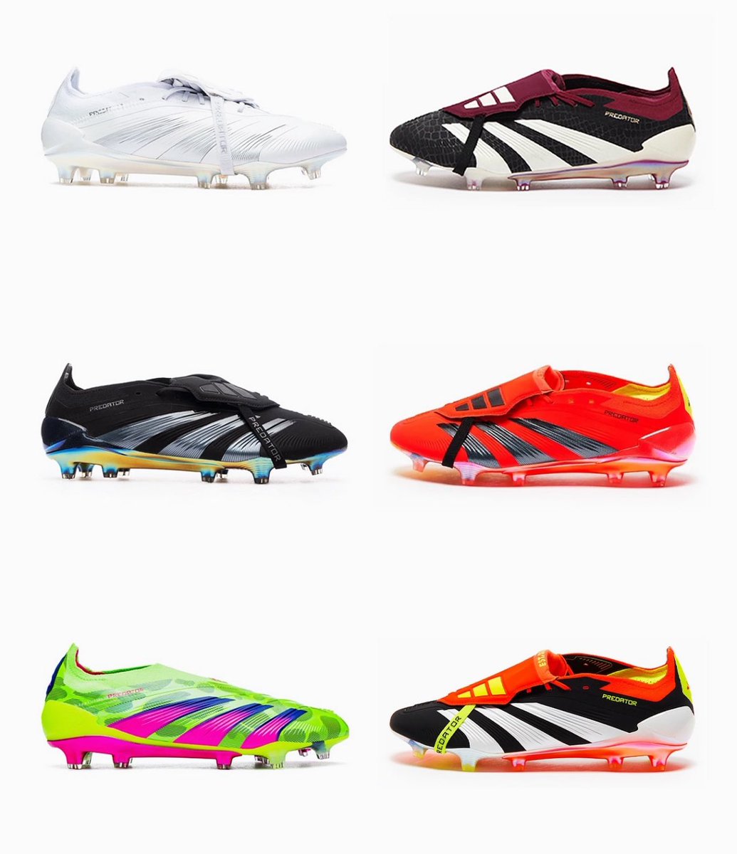 The orange ones are my favorite .. which one is your favorite ? @adidassoccer