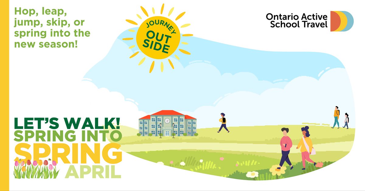 Goodbye winter! Hello spring! Hop, leap, jump, skip, or spring into the new season! Learn more about #springintospring here ontarioactiveschooltravel.ca/spring-into-sp…