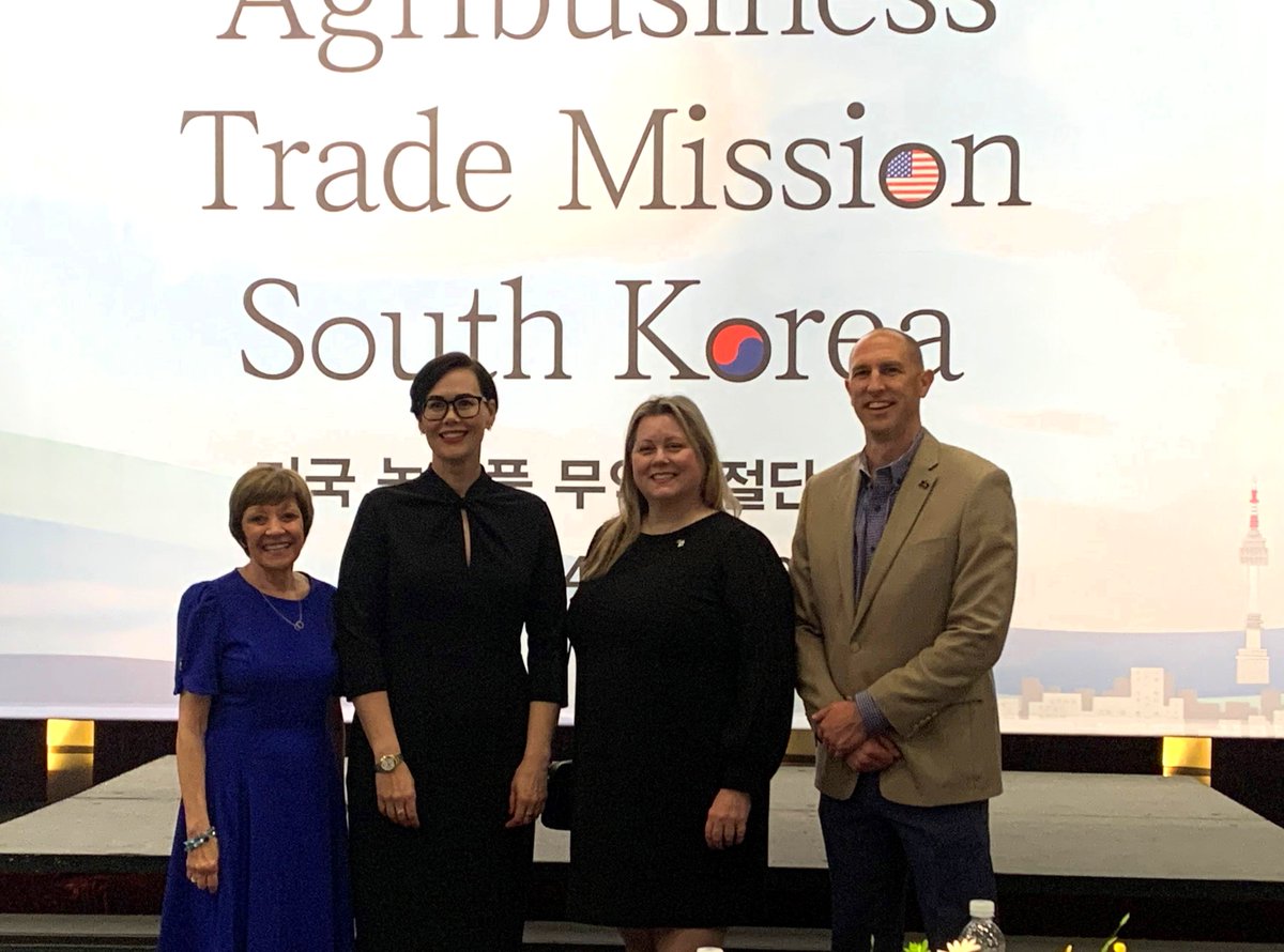 CFFA President Daniel Hartwig and Director of Trade Caroline Stringer participated in a U.S. agribusiness trade mission to South Korea. Hartwig and Stringer were joined by USDA Under Secretary for Trade&amp; Foreign Agricultural Affairs, Alexis Taylor and CDFA Secretary Karen Ross