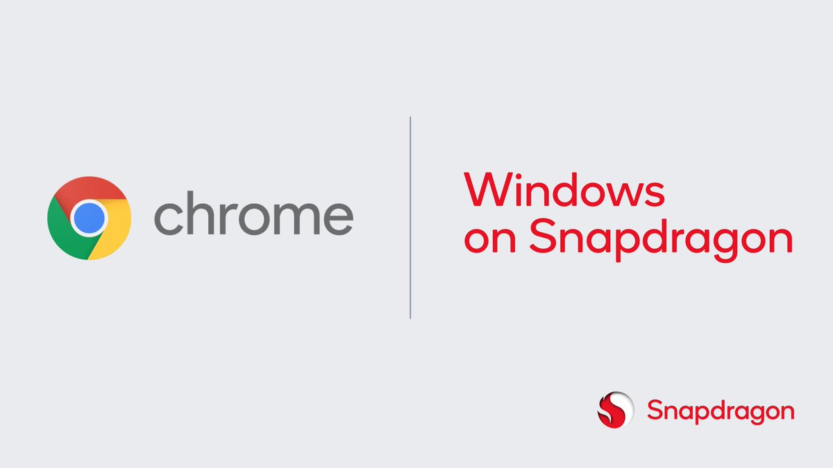 🎉 @googlechrome is now available on Snapdragon powered @Windows PCs. You’ll see this brand new version of Chrome on #Snapdragon X Elite powered laptops later this year, allowing #AI to elevate your browsing experience.