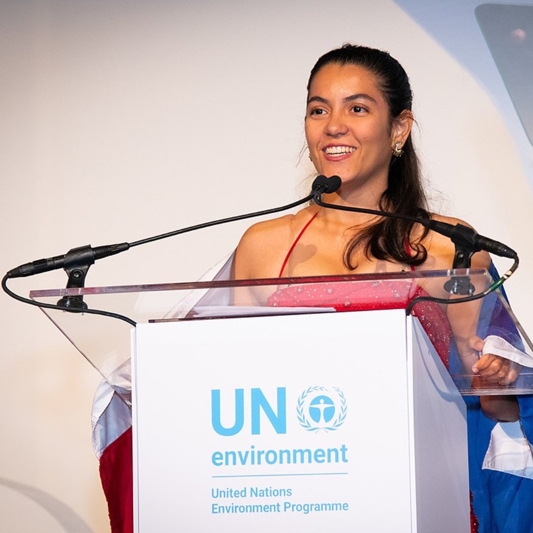 Meet Anna Luisa, a recent #YoungChamps winner who develops innovative and sustainable technologies for water treatment and solid waste management.

Find out about her project and click on 'apply' to put forward your idea: unep.org/youngchampions…