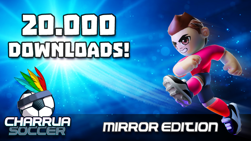 Cheers to 20,000 downloads!😱
Time is running out to claim your launch reward – grab it before it's gone!
#CHARRUASOCCER - Mirror Edition NOW PLAYABLE and it's FREE on #Steam shorturl.at/msCD8
Team up with friends or challenge yourself in online ranked matches!

#freegame