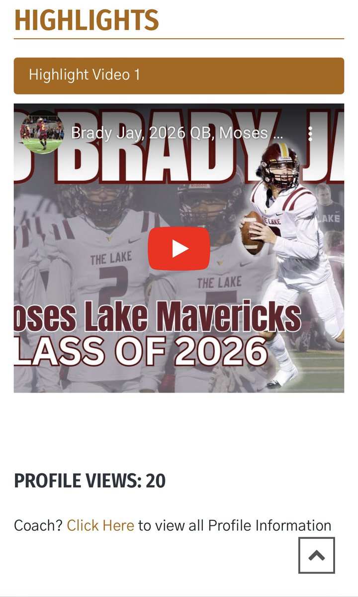 Brady Jay (@bradyjay02) on Twitter photo Thank you <a href="/QBHitList/">QBHitList.com</a> for blessing me with the 2.5 stars and for the ranking. I am going to keep working hard to improve each day, time to climb! <a href="/2mattmiller/">Matt Miller</a> <a href="/SchmeddingJeff/">Jeff Schmedding</a> <a href="/CoachChapin/">Jim Chapin</a> <a href="/CoachPease/">Brent Pease</a> <a href="/BrandonHuffman/">Brandon Huffman</a> <a href="/CoachDickert/">Jake Dickert</a> <a href="/CoachRenoYale/">Tony Reno</a> Thank you <a href="/QBHitList/">QBHitList.com</a> for blessing me with the 2.5 stars and for the ranking. I am going to keep working hard to improve each day, time to climb! <a href="/2mattmiller/">Matt Miller</a> <a href="/SchmeddingJeff/">Jeff Schmedding</a> <a href="/CoachChapin/">Jim Chapin</a> <a href="/CoachPease/">Brent Pease</a> <a href="/BrandonHuffman/">Brandon Huffman</a> <a href="/CoachDickert/">Jake Dickert</a> <a href="/CoachRenoYale/">Tony Reno</a>