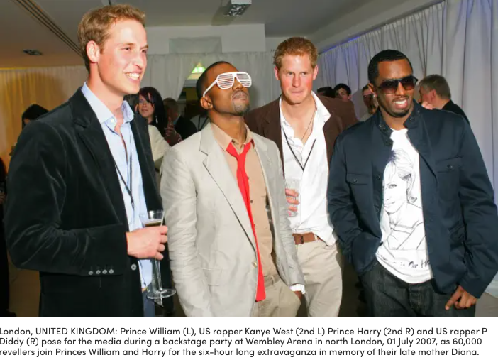 😂 'Prince' William Windsor wasn't high-profile enough! Both Harry & William met rapper #PDiddy only once. But when Lil Rod Jones picked one name to illustrate the level of 'international dignitaries' #Diddy had met, he chose Harry - *not* William! 
#softpowermyth #NotMyPrince