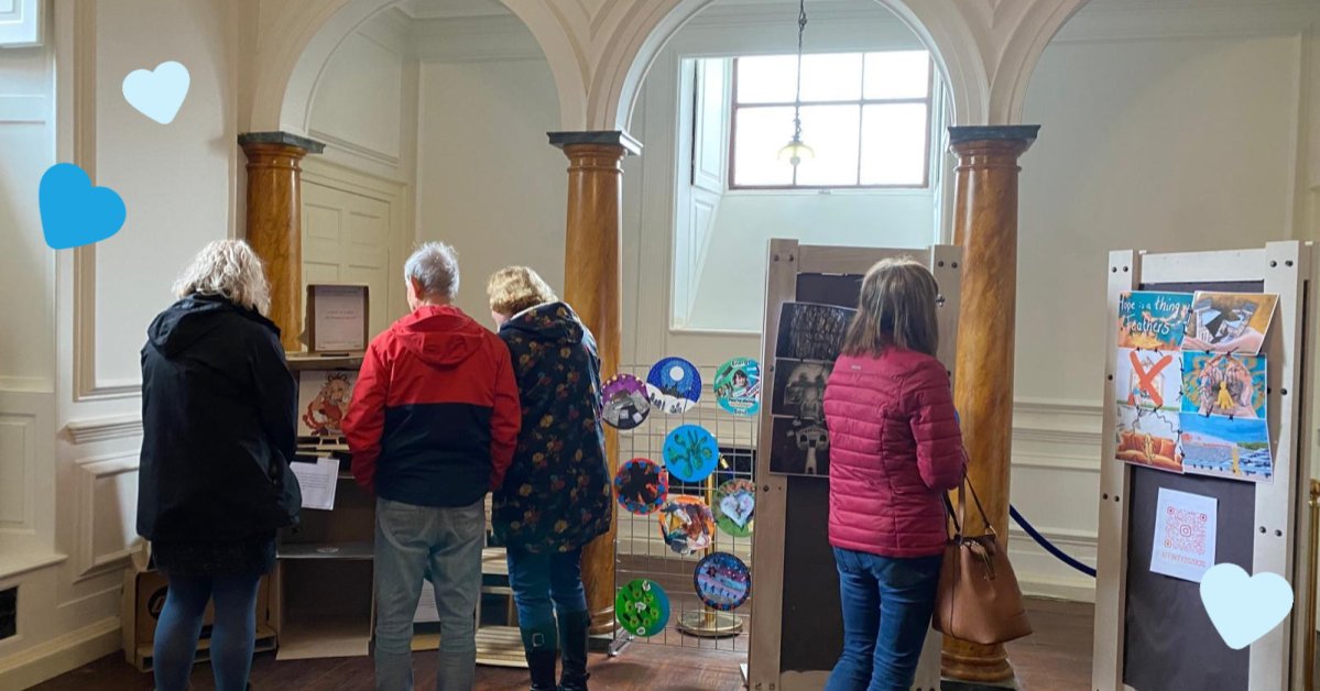 In February, a walking group visited an event at Wentworth Woodhouse which showcased products that were developed by care experienced adults. Care experienced adults are adults who as children were matched with foster carers. Learn more: bit.ly/2OoWP5v