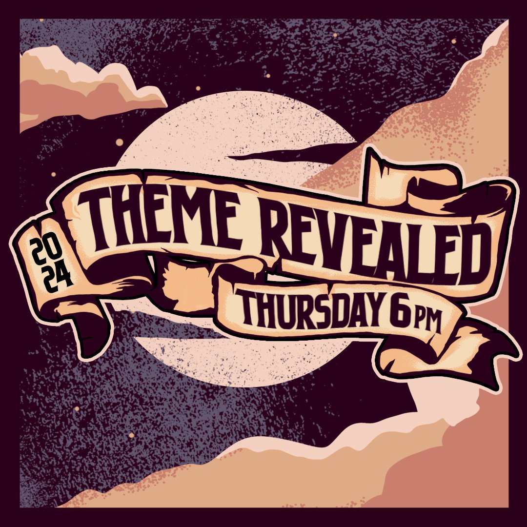 The moment you've been waiting for... The Theme! 🙌 We've ventured through time and space, across the planet and beyond our world. What lies ahead for this year's adventure? Find out Thursday at 6pm!