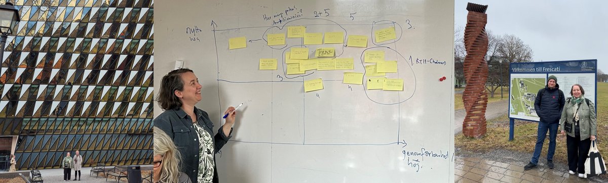 🗺 <a href="/sndSweden/">SND</a>'s roadtrip to consortium members continues. Two days of fruitful meetings with <a href="/karolinskainst/">Karolinska Institutet</a>, <a href="/KTHuniversity/">KTH Royal Institute of Technology</a>, and <a href="/Stockholm_Uni/">Stockholm University</a>.
💐 Stimulating discussions about SND's activities and possible flagship projects!
🙏 Many thanks for this!
#OpenScience #researchdata