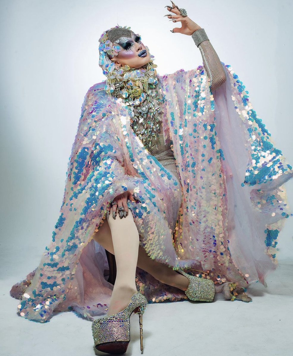 Imaa Queen looks iridescent in new photos.