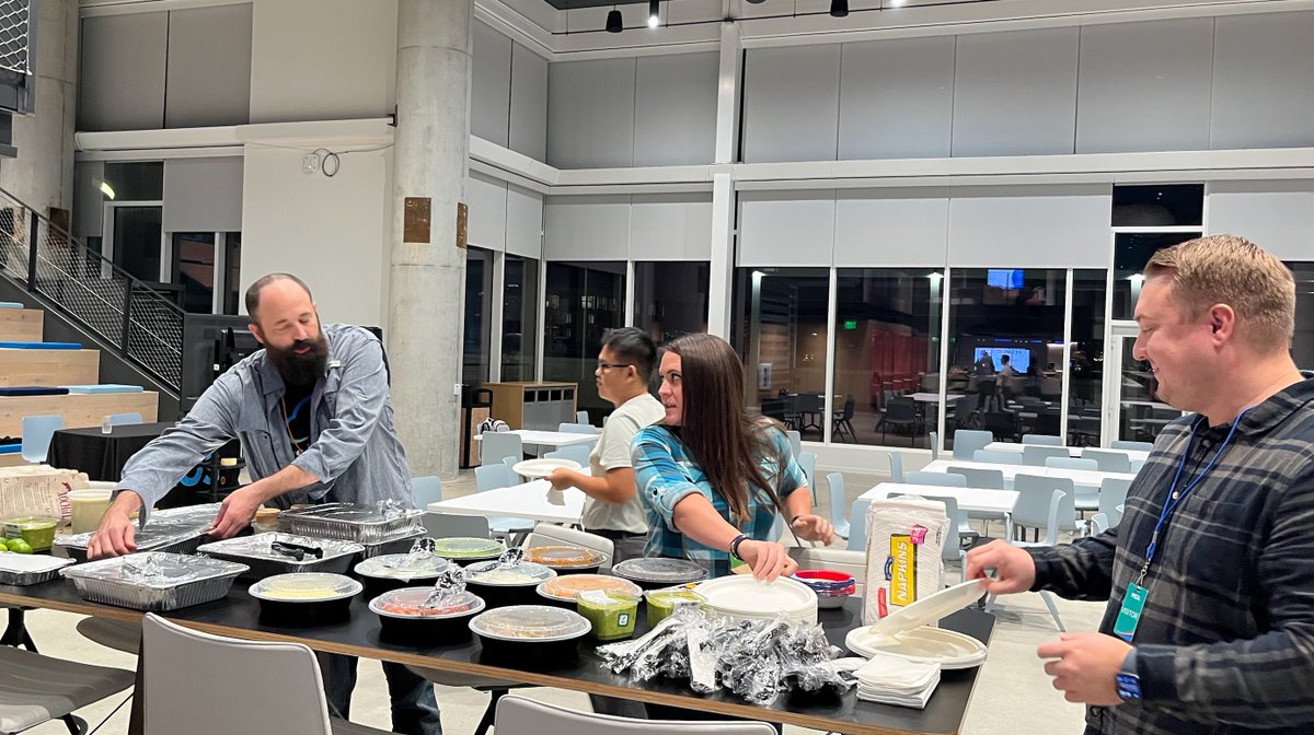 Getting ready for next month's meeting - here are a few photos from the last one!