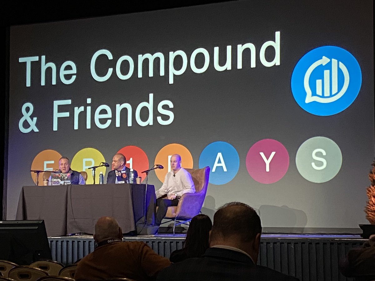Live recording of @TheCompoundNews podcast at @FutureProofAC retreat! It’s been an awesome experience meeting other advisors and industry experts like @brianportnoy. As an added bonus, we survived driving through a literal blizzard and zip-lining at 7000 ft in 25 degrees 🥶🥶