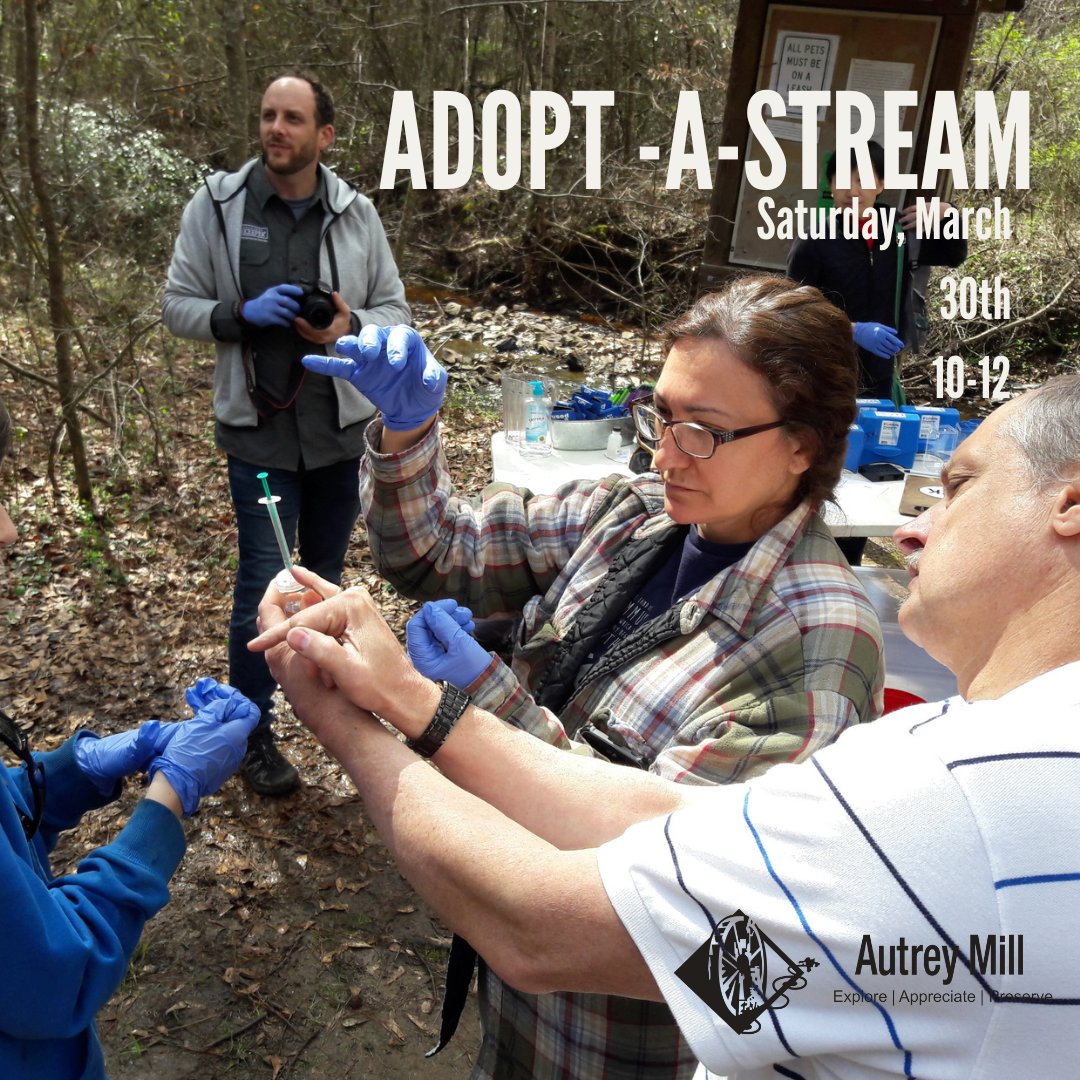 autreymill's tweet image. Visit autreymill.org/adopt-a-stream/ to register. We can't wait to see you!