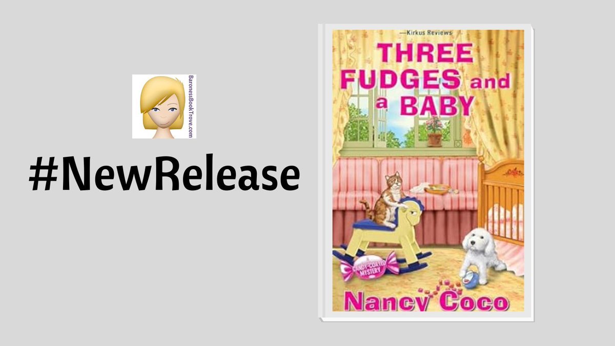 Hello, here’s a new cozy animal mystery called THREE FUDGES AND A BABY by Nancy Coco that is available now and it is the 12th book in the Candy-Coated Mysteries series!
#cozyanimalmystery #CandyCoatedMysteries #book #newrelease #booklover #bookdragons #booknerds #bookaholic
