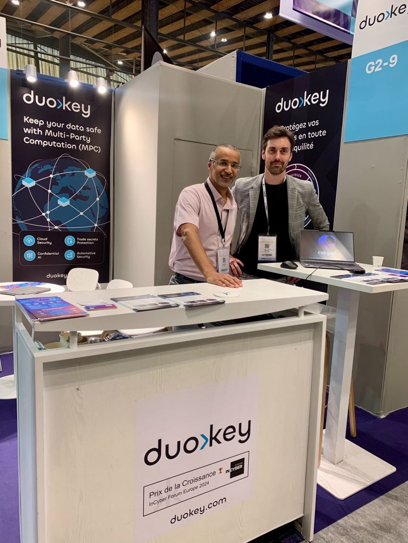 DuoKey est cette semaine au @FIC_eu 🚀 Si vous êtes dans le coin, venez nous rendre visite sur le stand G2-9 et découvrez comment sécuriser vos données confidentielles ! duokey.com/?utm_source=tw… #datasecurity #FIC #cloudsecurity