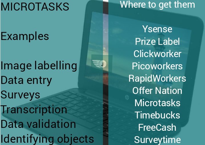 MICROTASKS

These are small tasks that you can do online using a computer, laptop or phone and get paid. Most of these websites pay in dollars, although the amount is not a lot. However you can get some upkeep cash.  Where to get microtasks and the kind of tasks to expect